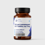 Ativan® Lorazepam tablets, USP 2 mg Label, dosage, Prescribing Information (100 tablets)