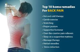 How to get rid of back pain