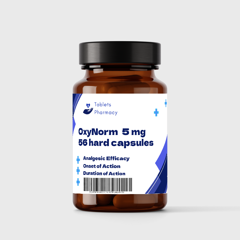 OxyNorm® 5 mg Oxycodone hydrochloride immediate release 56 hard capsules