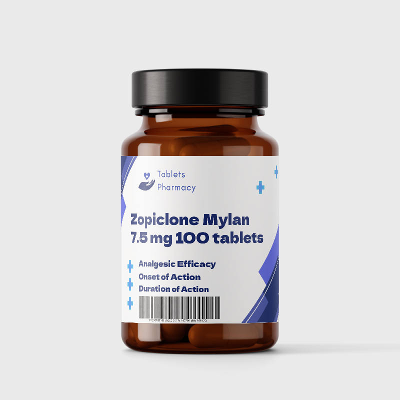Zopiclone Mylan 7.5 mg sleeping tablets (100 tablets)